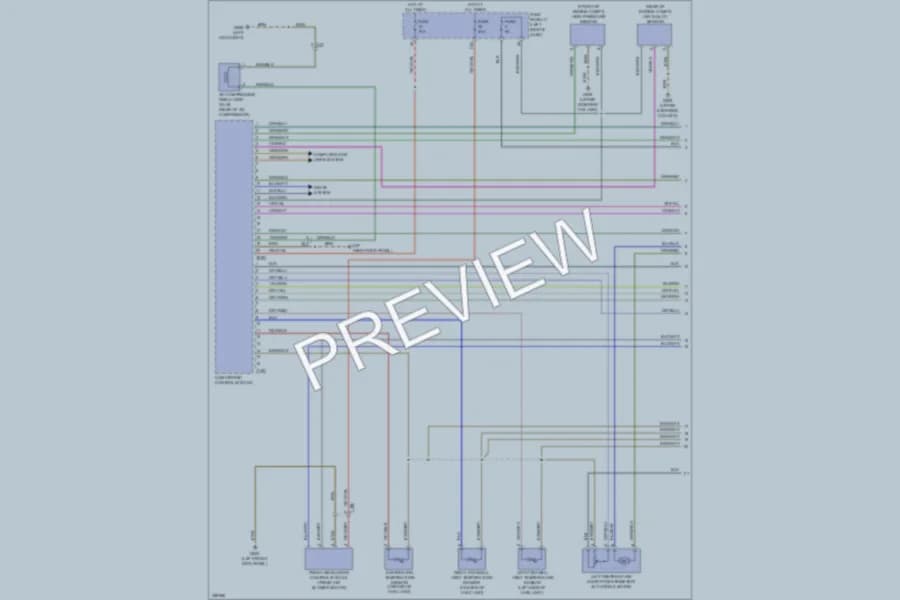 2010 Volkswagen CityGolf Air Conditioning wiring diagram preview