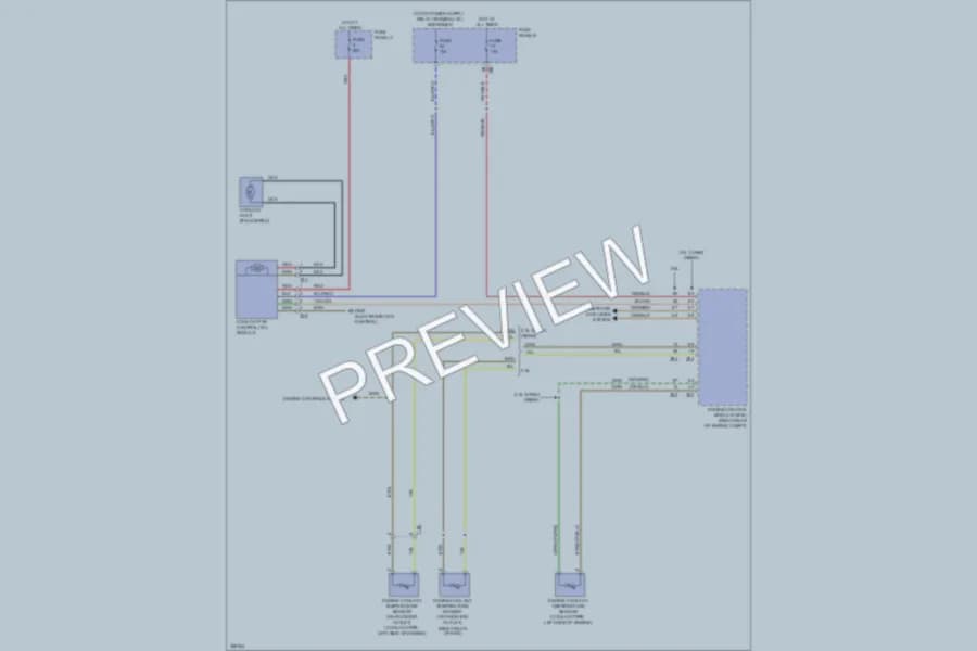 2010 Volkswagen CityGolf Cooling Fan wiring diagram preview