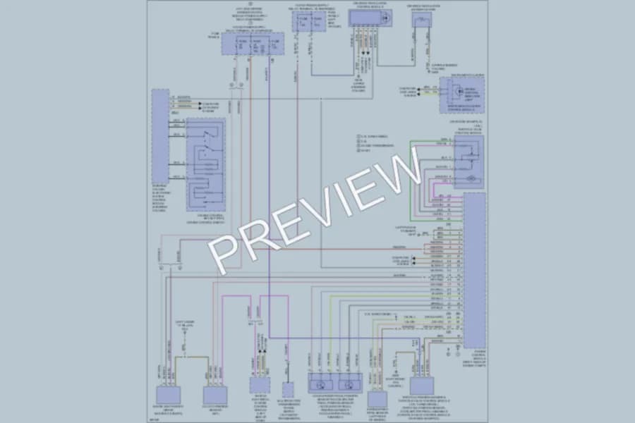 2010 Volkswagen CityGolf Cruise Control wiring diagram preview