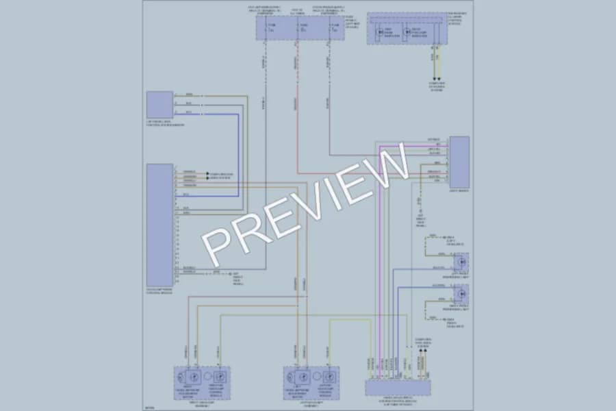 2010 Volkswagen CityGolf Headlights wiring diagram preview