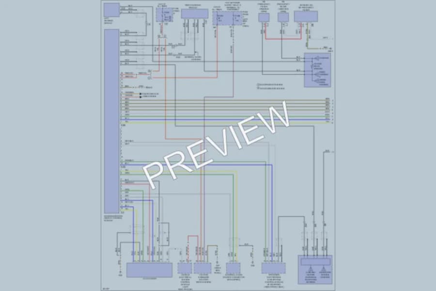 2010 Volkswagen CityGolf Navigation wiring diagram preview