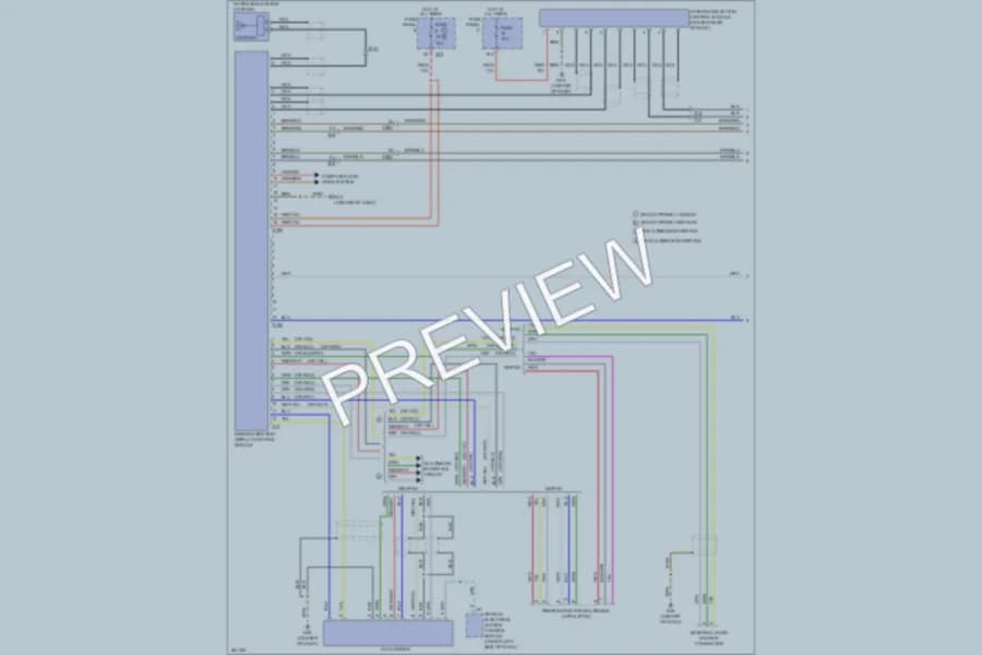 2010 Volkswagen GTI Navigation wiring diagram preview