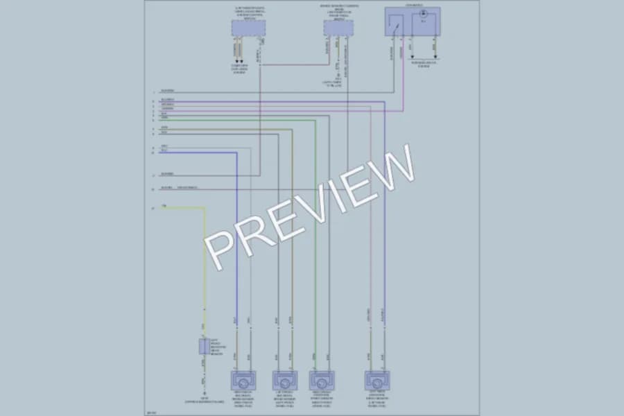 2010 Volkswagen Golf Anti Lock Brakes wiring diagram preview