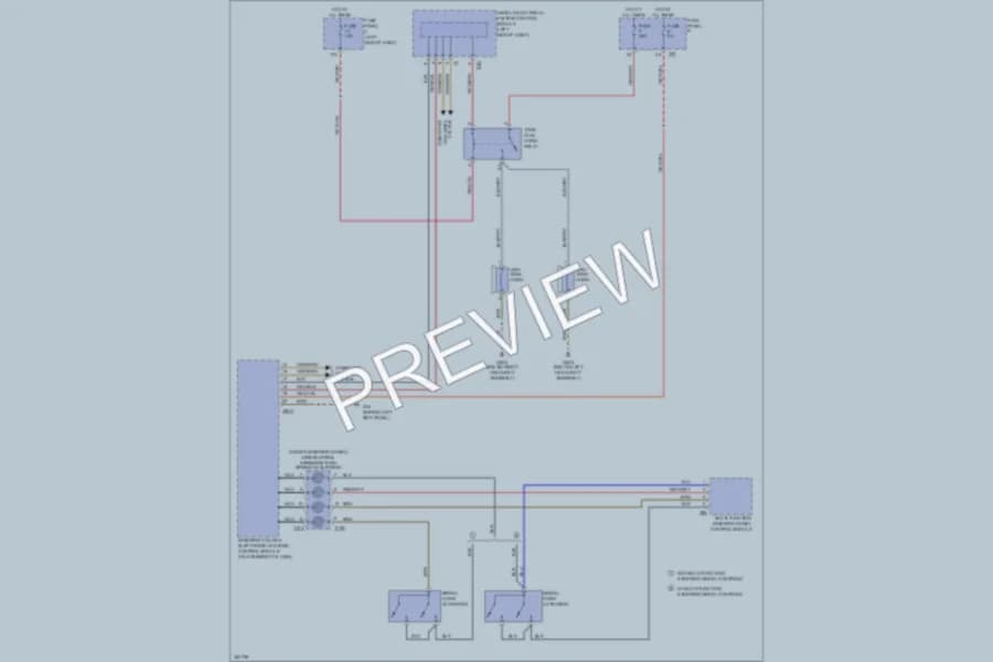 2010 Volkswagen Golf Horn wiring diagram preview