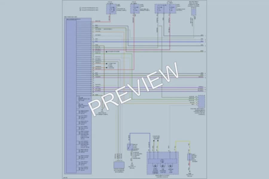2010 Volkswagen Passat Anti Lock Brakes wiring diagram preview