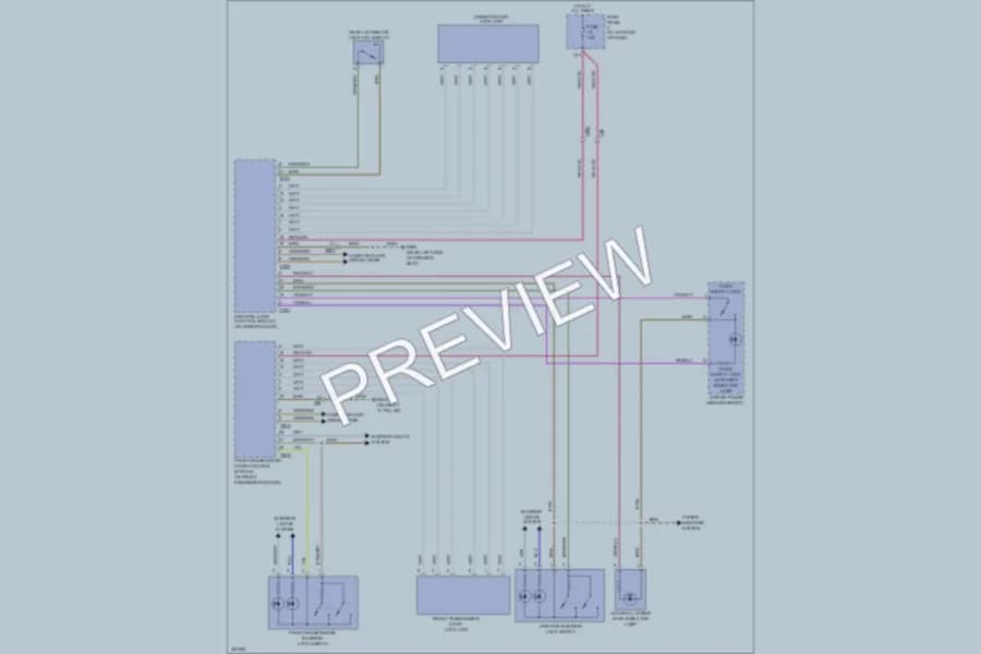 2010 Volkswagen Passat Anti Theft wiring diagram preview