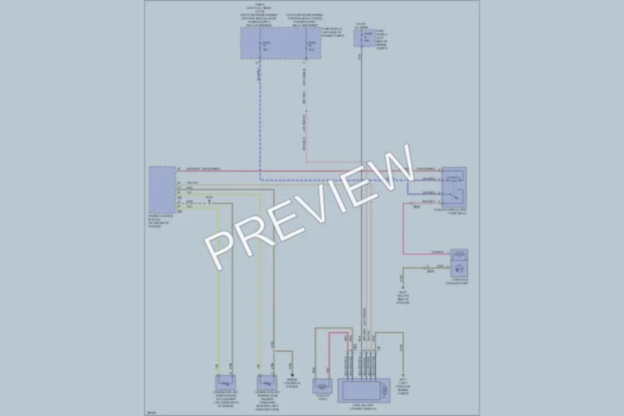 2010 Volkswagen Passat Cooling Fan wiring diagram preview