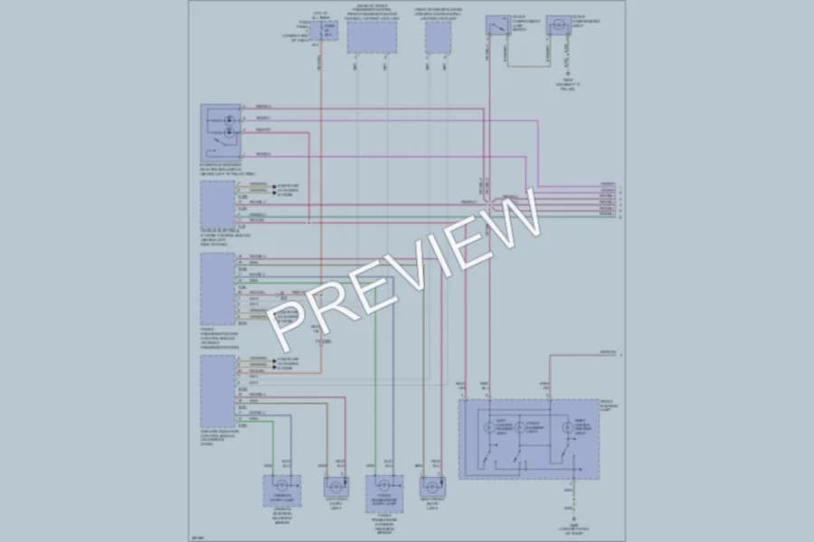 2010 Volkswagen Passat Interior Lights wiring diagram preview