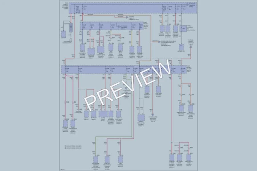 2010 Volkswagen Passat Power Distribution wiring diagram preview