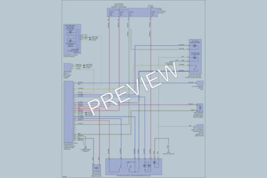2010 Volkswagen Passat Shift Interlock wiring diagram preview
