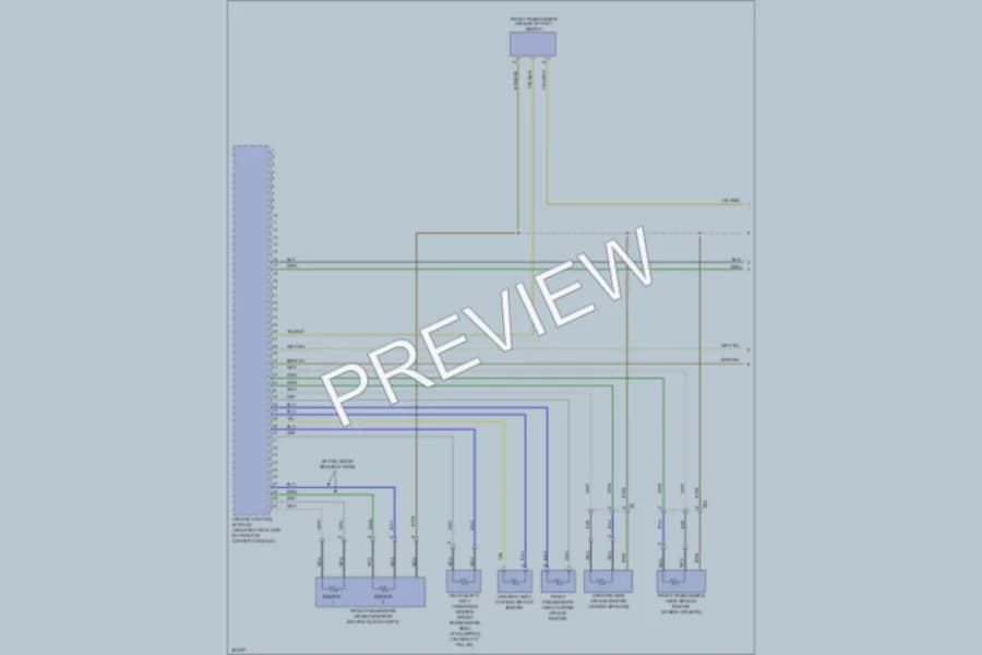 2010 Volkswagen Passat Supplemental Restraints wiring diagram preview