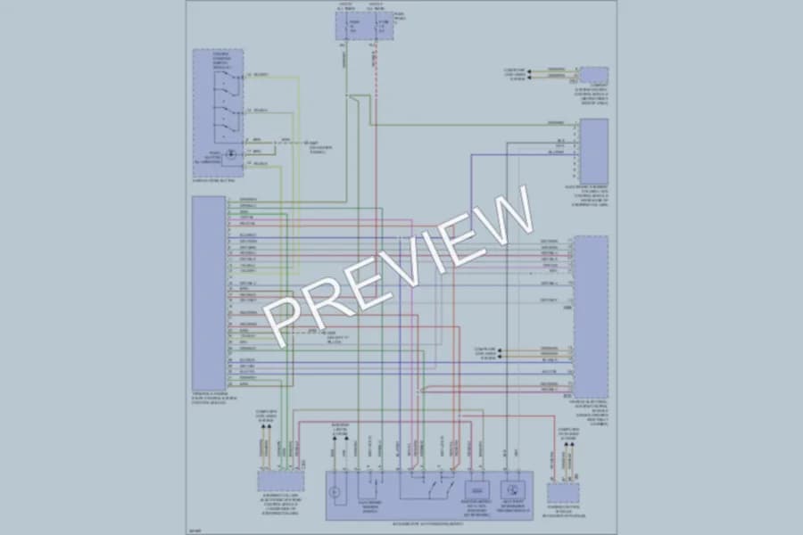 2010 Volkswagen PassatCC Anti Theft wiring diagram preview