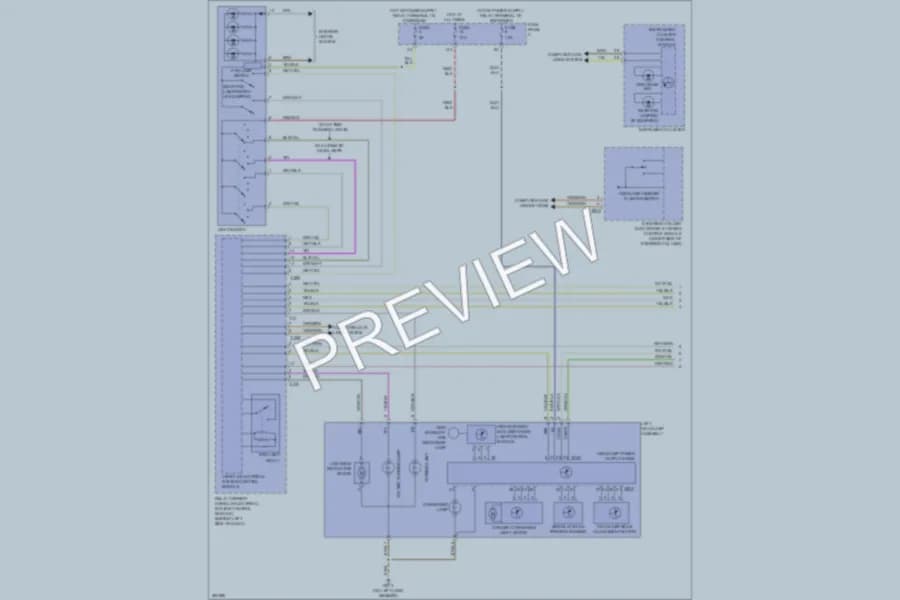 2010 Volkswagen PassatCC Headlights wiring diagram preview
