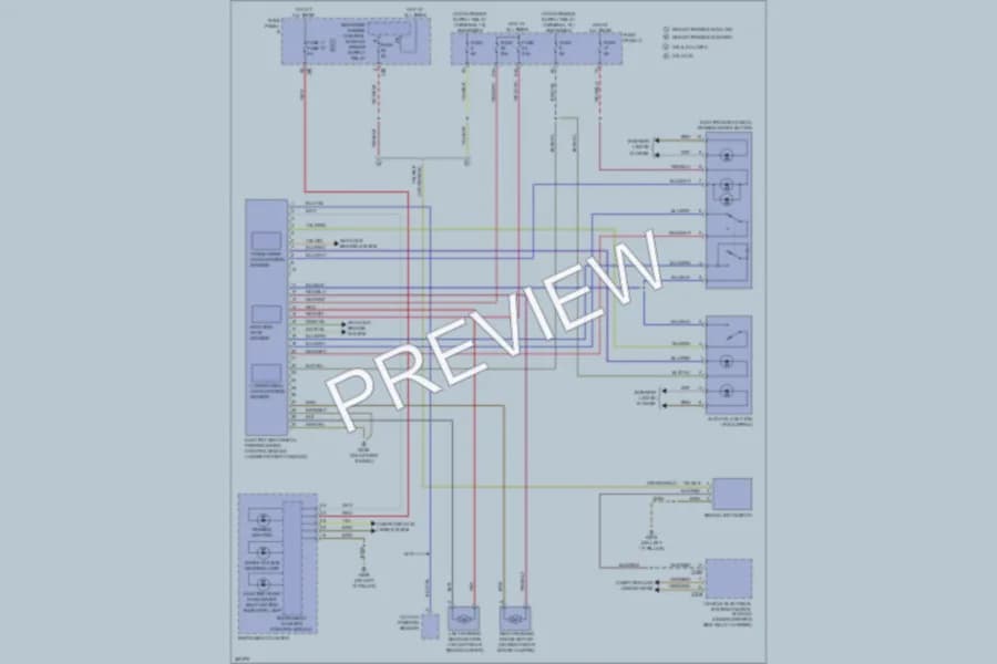 2010 Volkswagen PassatCC Shift Interlock wiring diagram preview
