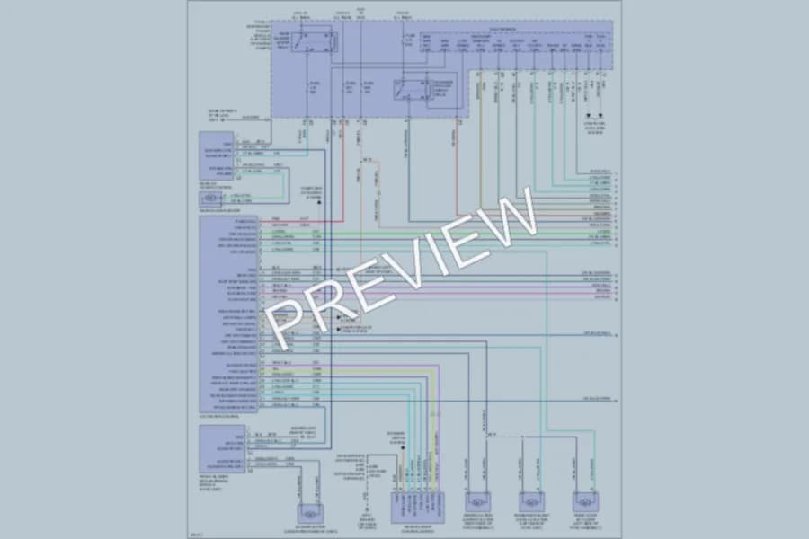 2010 Volkswagen Routan Air Conditioning wiring diagram preview