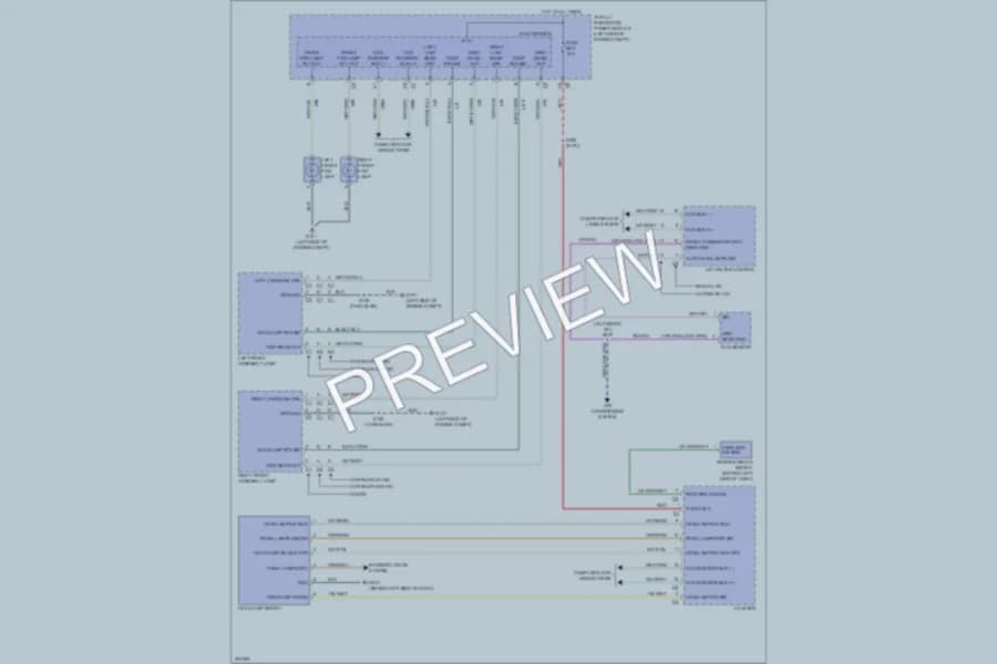 2010 Volkswagen Routan Headlights wiring diagram preview