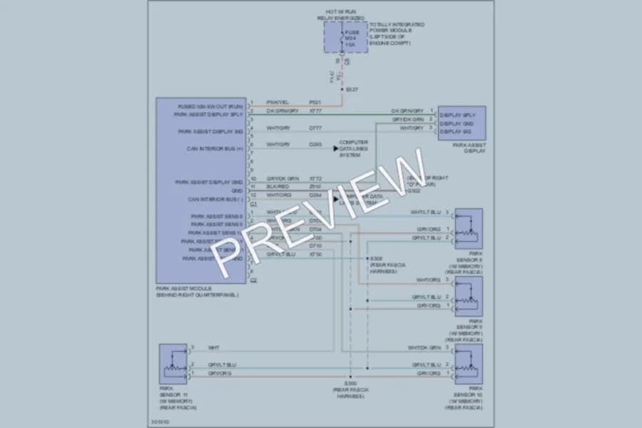 2010 Volkswagen Routan Navigation wiring diagram preview