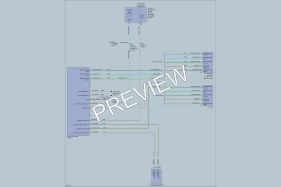 2010 Volkswagen Routan Power Mirrors wiring diagram preview