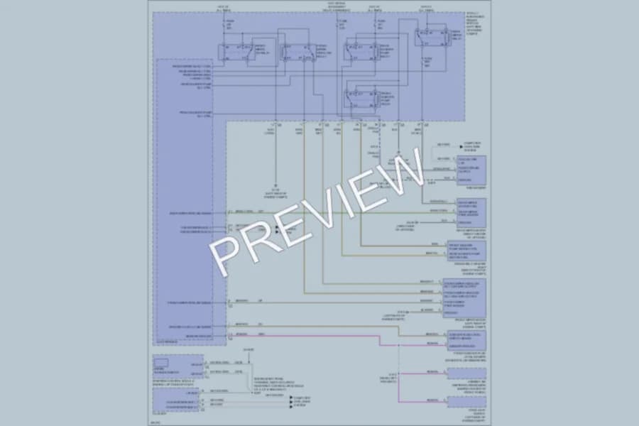 2010 Volkswagen Routan Wiper Washer wiring diagram preview