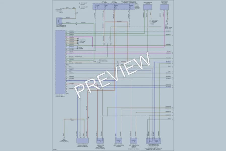 2010 Volkswagen Tiguan Air Conditioning wiring diagram preview