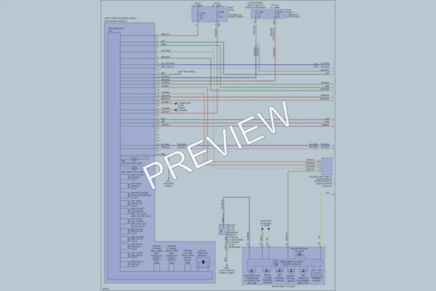 2010 Volkswagen Tiguan Anti Lock Brakes wiring diagram preview