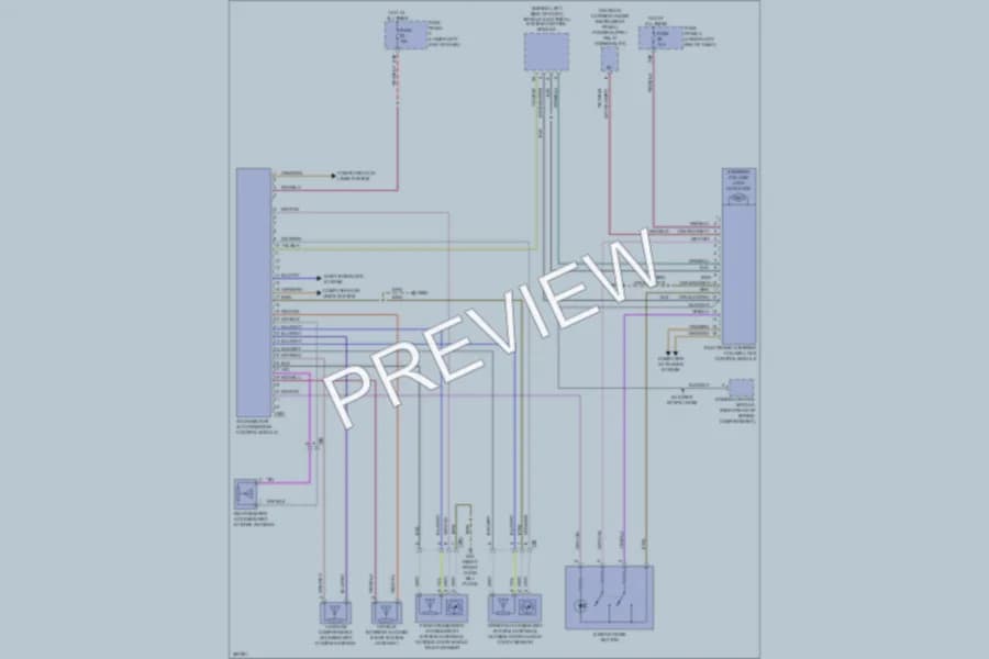 2010 Volkswagen Tiguan Anti Theft wiring diagram preview