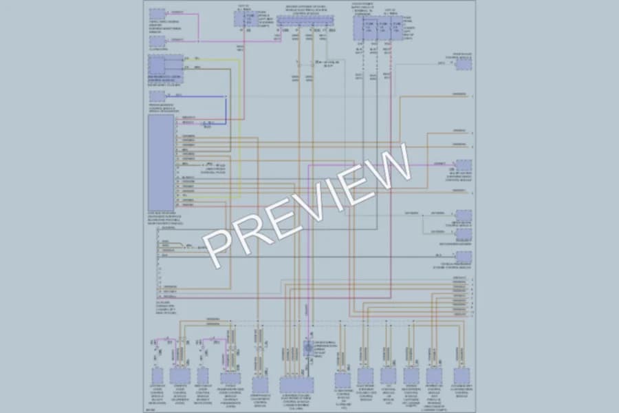2010 Volkswagen Tiguan Computer Data Lines wiring diagram preview