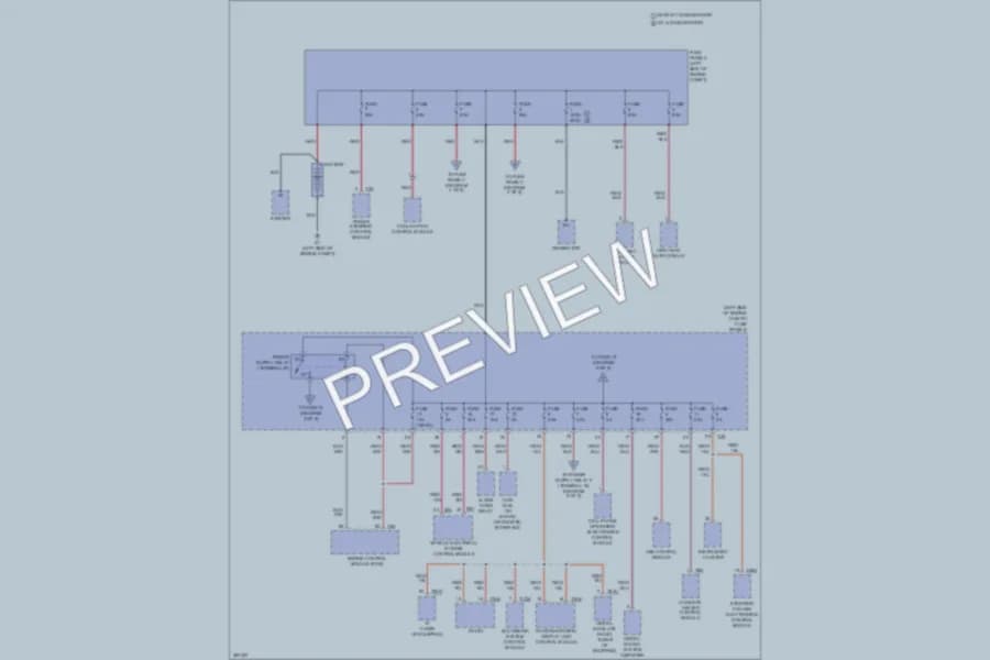 2010 Volkswagen Tiguan Power Distribution wiring diagram preview