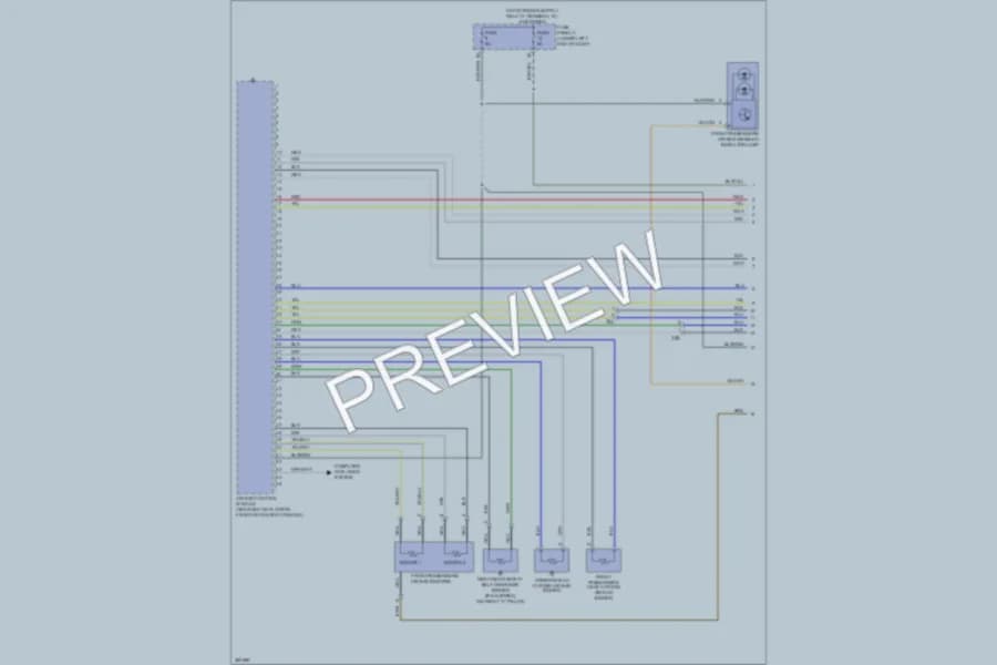 2010 Volkswagen Tiguan Supplemental Restraints wiring diagram preview