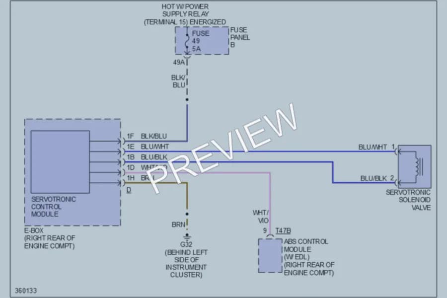 2010 Volkswagen Touareg Electronic Power Steering wiring diagram preview