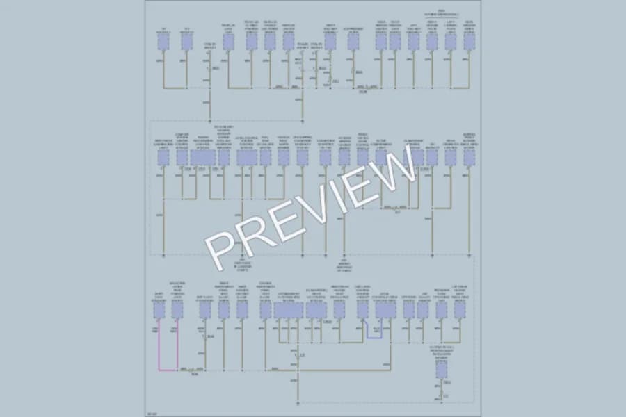 2010 Volkswagen Touareg Ground Distribution wiring diagram preview
