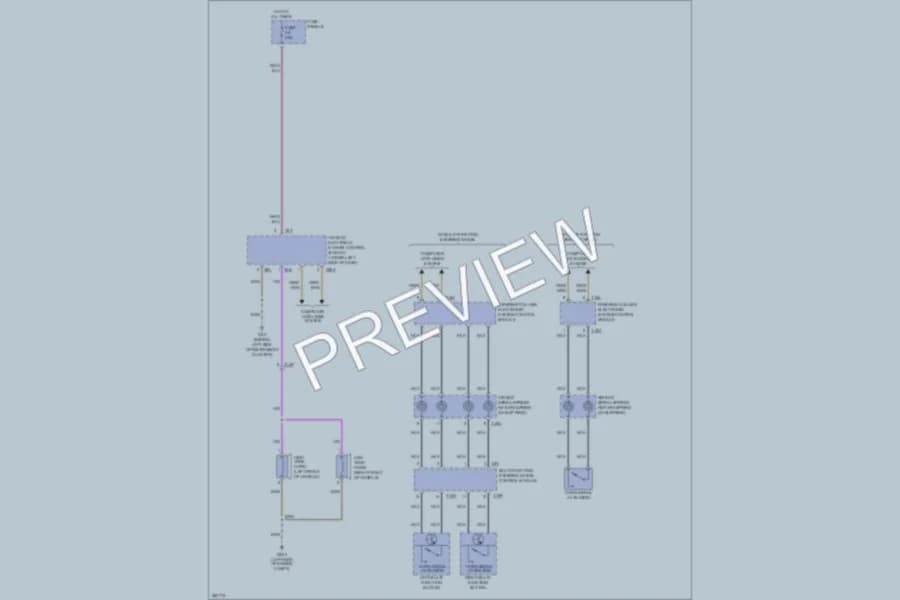 2010 Volkswagen Touareg Horn wiring diagram preview