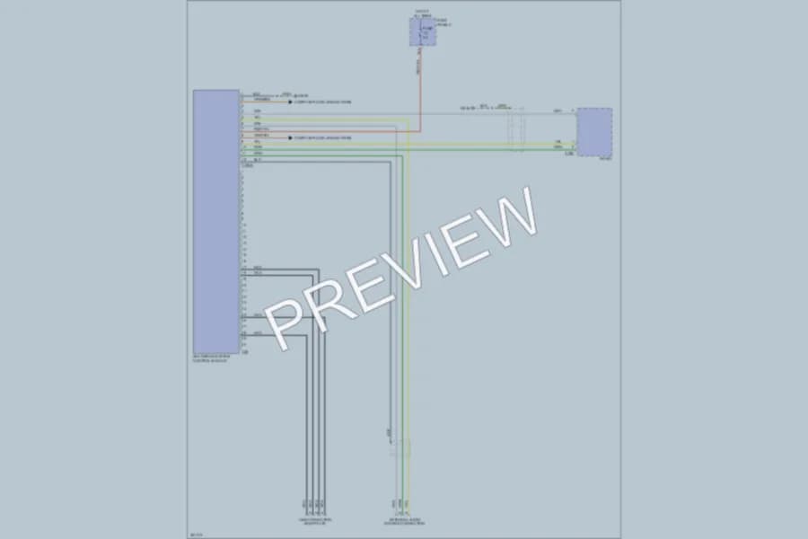 2010 Volkswagen Touareg Radio wiring diagram preview