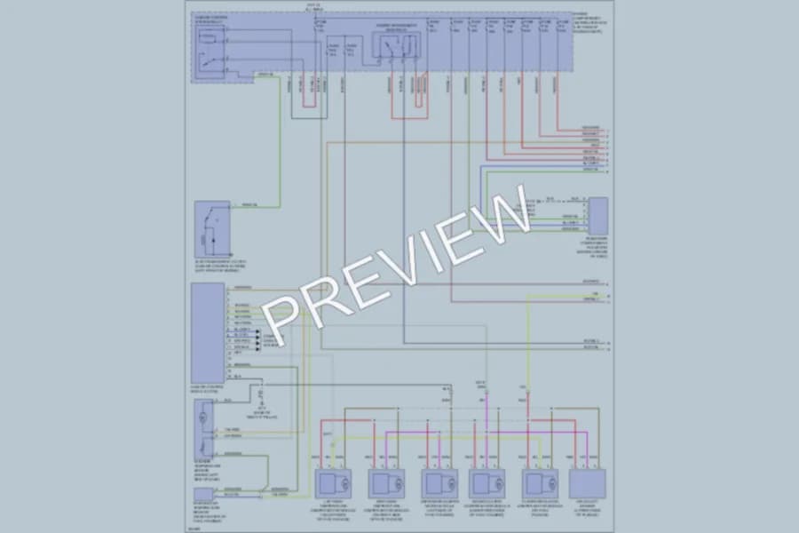2010 Volvo C30 Air Conditioning wiring diagram preview
