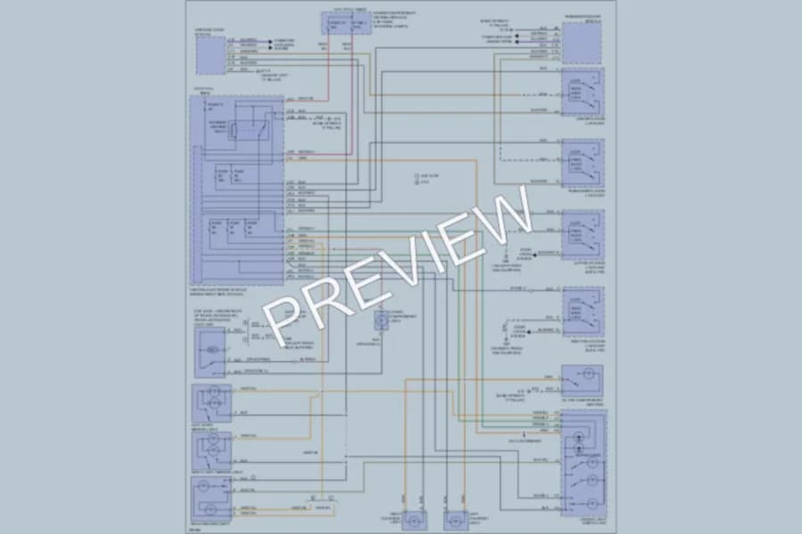 2010 Volvo C30 Interior Lights wiring diagram preview