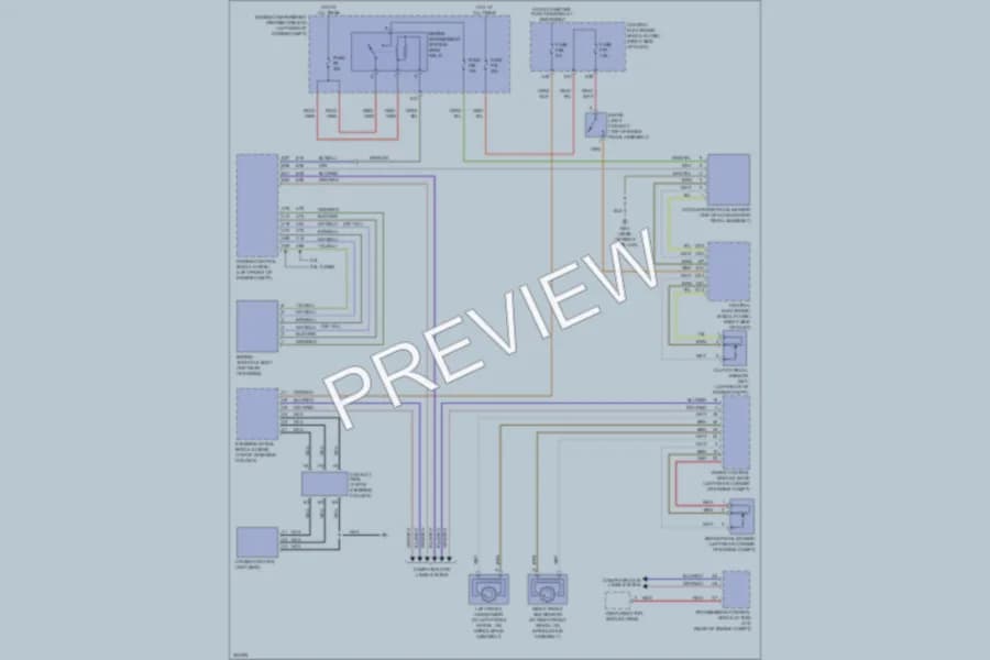 2010 Volvo C70 Cruise Control wiring diagram preview
