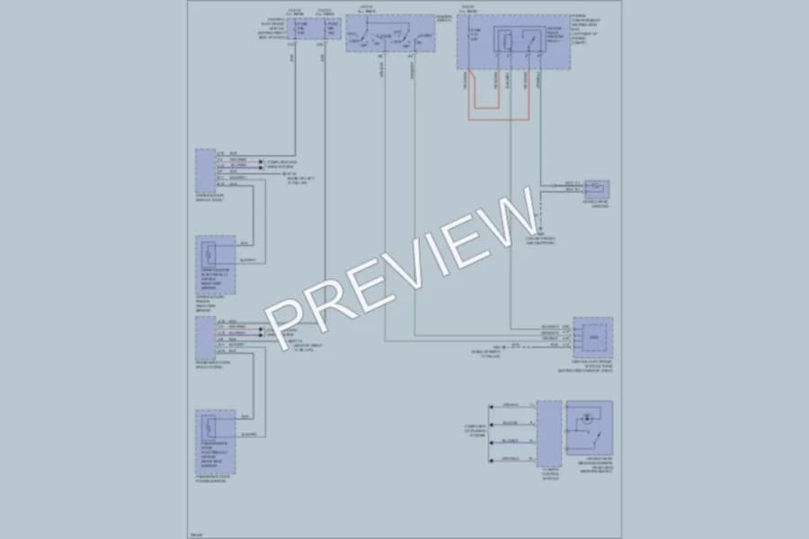 2010 Volvo C70 Defoggers wiring diagram preview