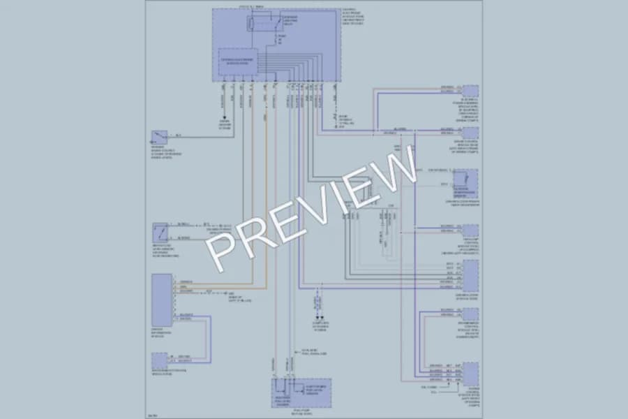 2010 Volvo C70 Instrument Cluster wiring diagram preview