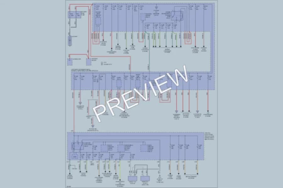 2010 Volvo C70 Power Distribution wiring diagram preview