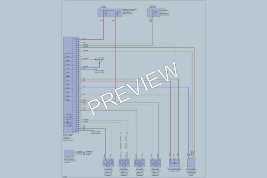 2010 Volvo S40 Anti Lock Brakes wiring diagram preview