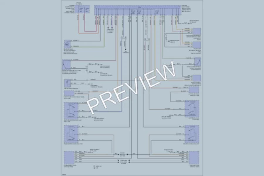 2010 Volvo S40 Anti Theft wiring diagram preview