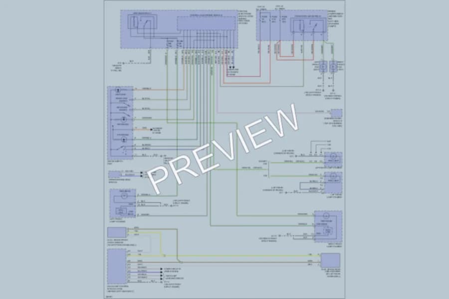 2010 Volvo S40 Headlights wiring diagram preview