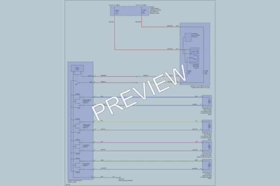 2010 Volvo S40 Power Seats wiring diagram preview