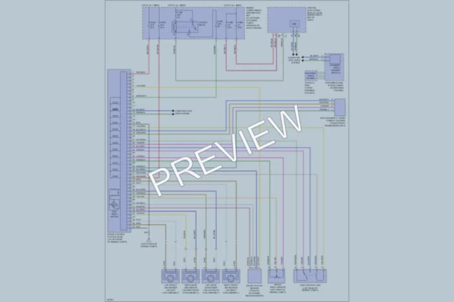 2010 Volvo S80 Anti Lock Brakes wiring diagram preview