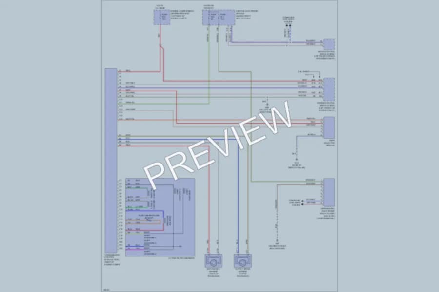 2010 Volvo V50 Transmission wiring diagram preview