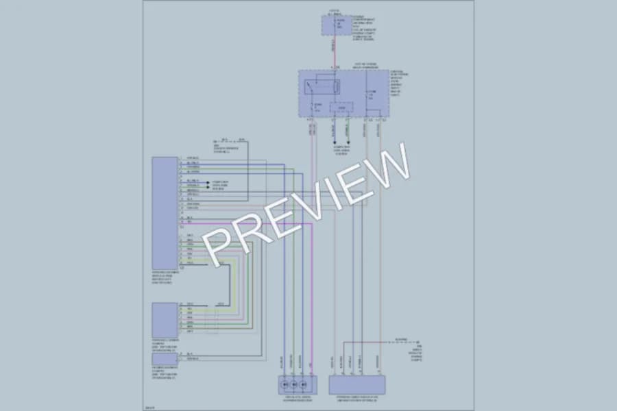 2010 Volvo V70 Warning Systems wiring diagram preview