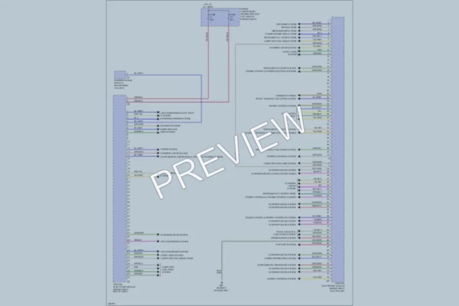 2010 Volvo XC60 Body Control Modules wiring diagram preview