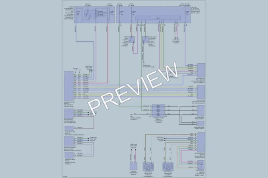 2010 Volvo XC70 Cruise Control wiring diagram preview