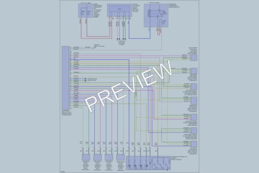 2010 Volvo XC70 Electronic Suspension wiring diagram preview