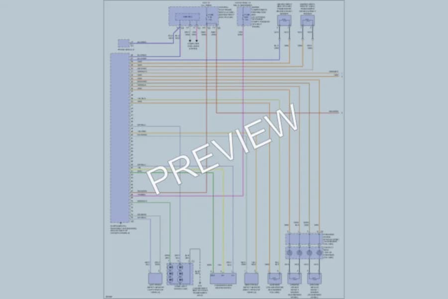 2010 Volvo XC70 Supplemental Restraints wiring diagram preview